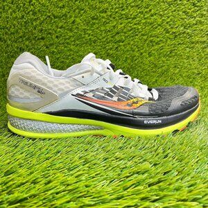 Saucony Triumph ISO 2 Mens Size 10 Black White Athletic Running Shoes Sneakers